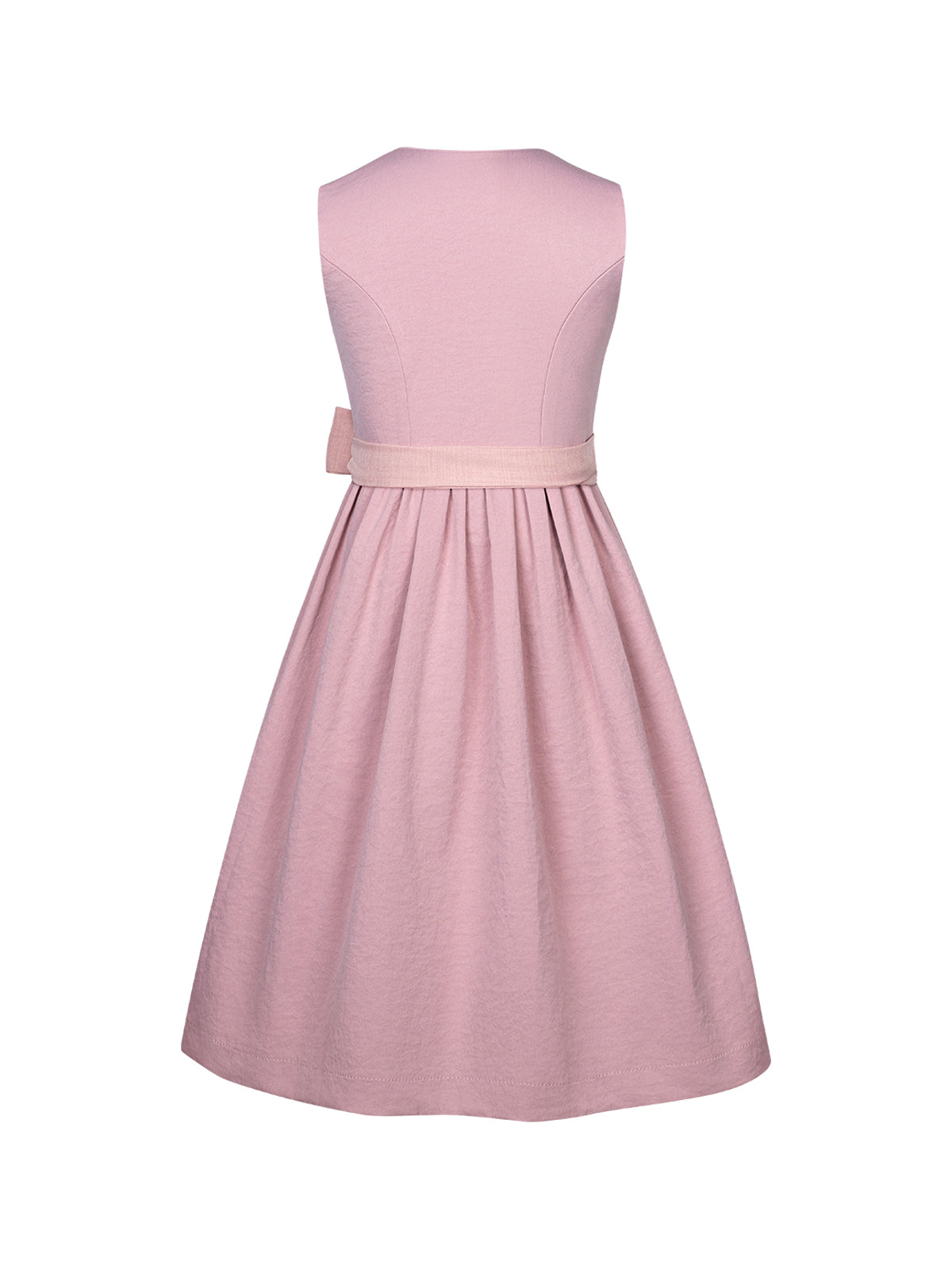 Klassisches Dirndl Kleid Kinder Dirndl Fabia In Creme in Rosa