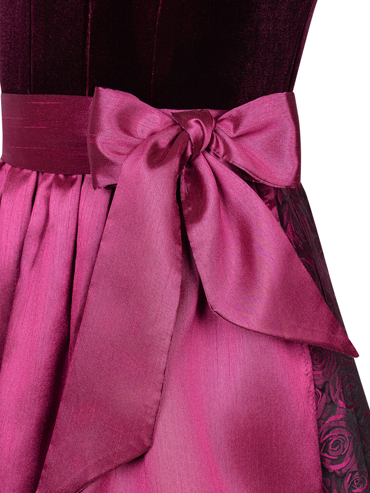 Damen Dirndl Kinder Dirndl Klara In Creme für Oktoberfest in Pink