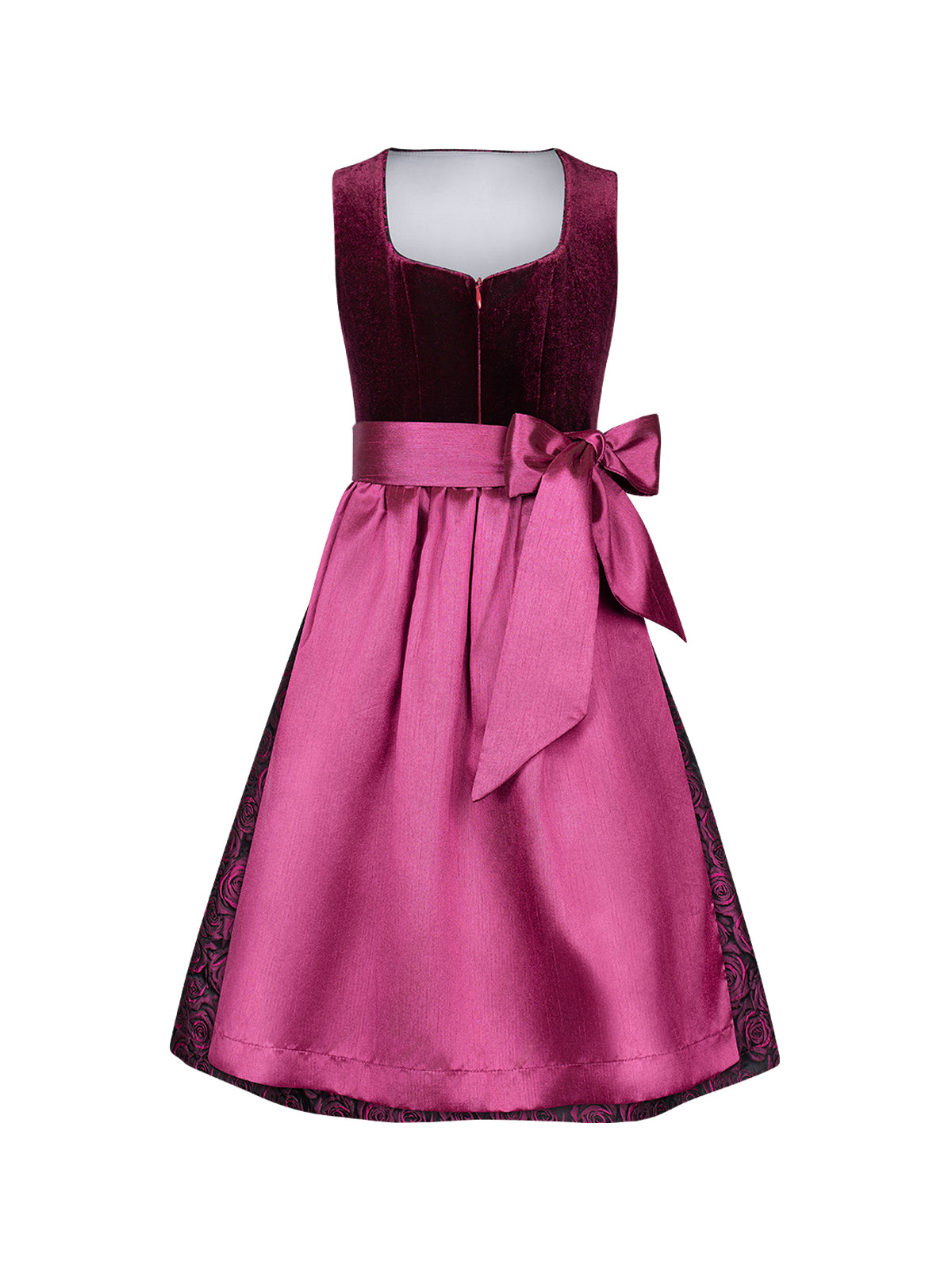 Damen Dirndl Kinder Dirndl Klara In Creme für Oktoberfest in Pink