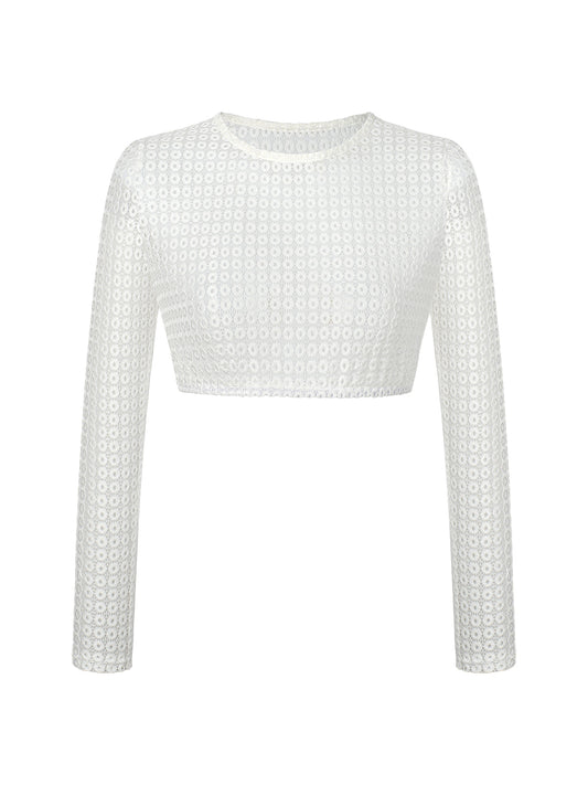 Damen Trachtenbluse Bluse Kiki im festlichen Stil in Weiß