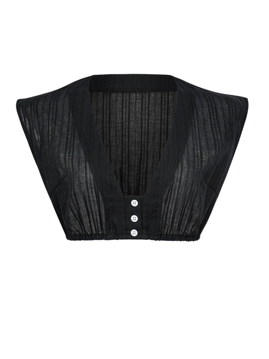 Damen Trachtenbluse Bluse Milana In Schwarze im festlichen Stil