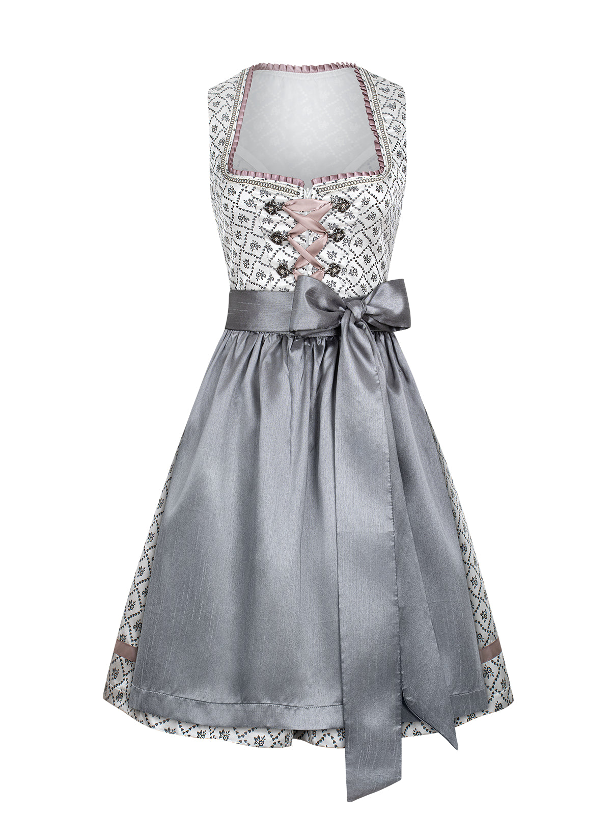 Dirndl Daniela im traditionellen Trachtenstil in Grau