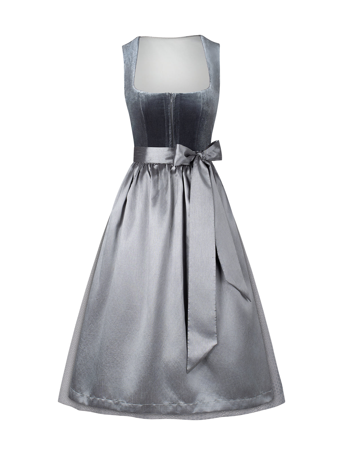 Klassisches Dirndl Kleid Anella in Grau