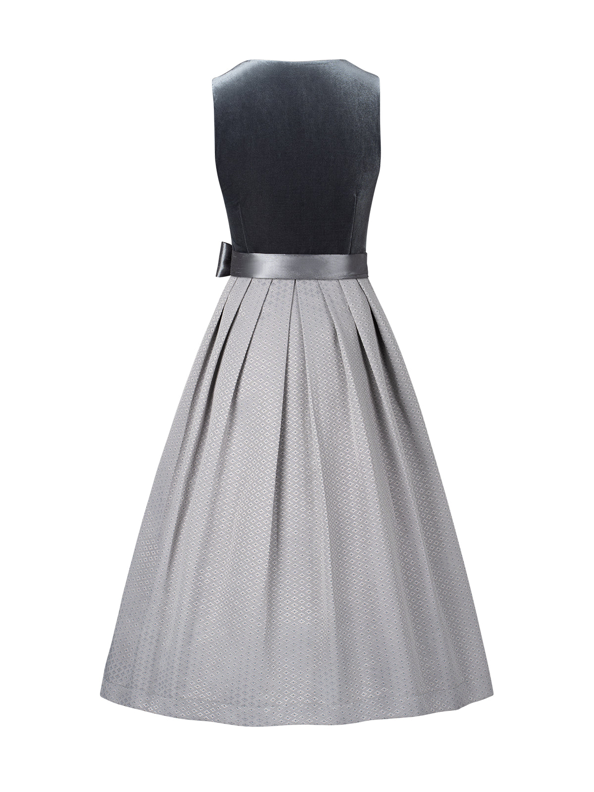 Klassisches Dirndl Kleid Anella in Grau