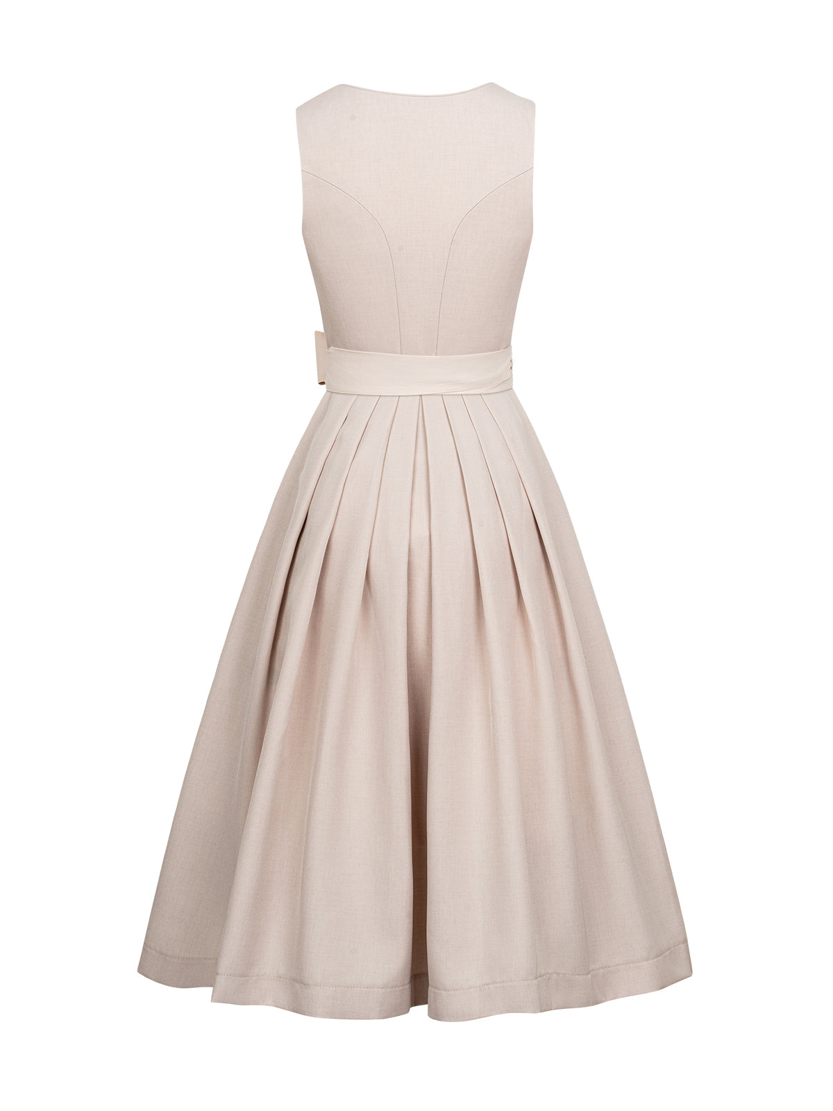 Dirndl Maribel im traditionellen Trachtenstil in Beige