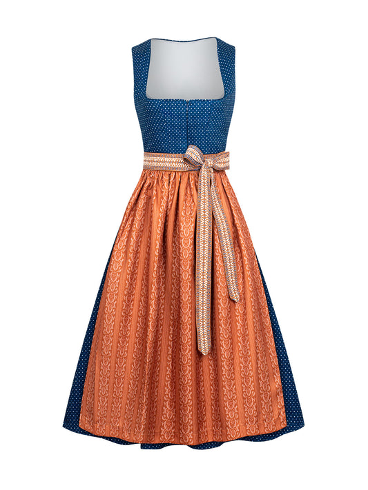 Festliches Dirndl Josephine für die Wiesn in Blau