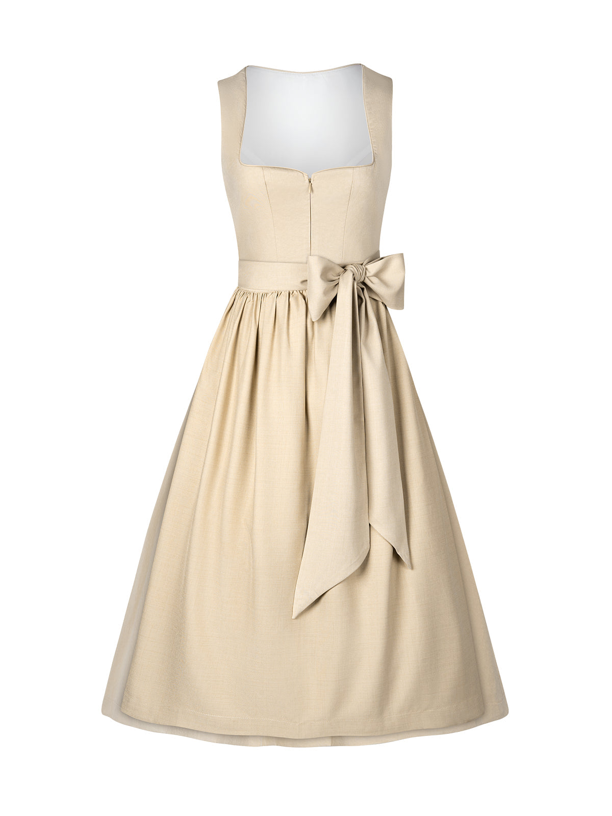 Dirndl Andrina im traditionellen Trachtenstil in Beige