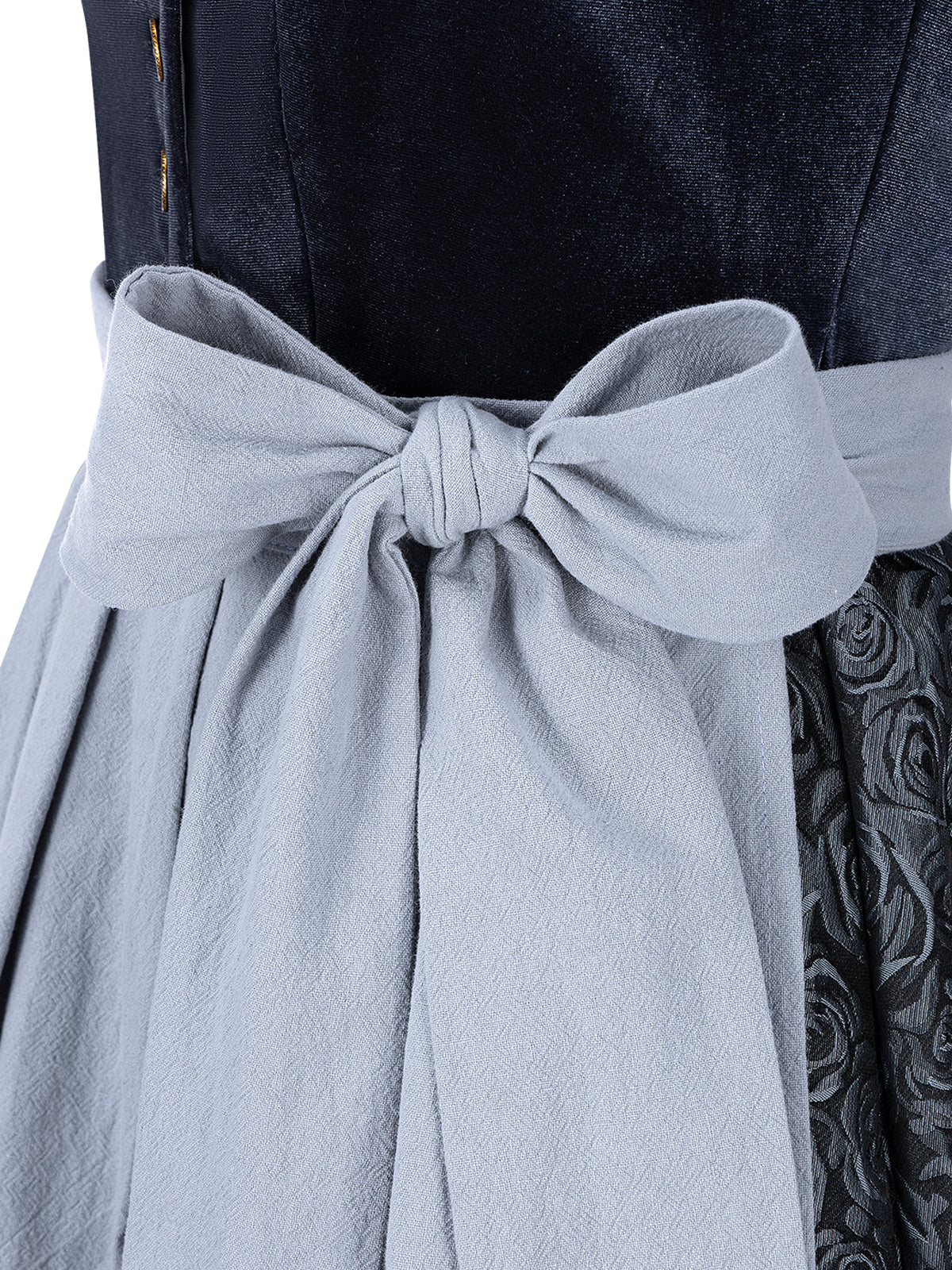 Klassisches Dirndl Kleid Nicole In Blau