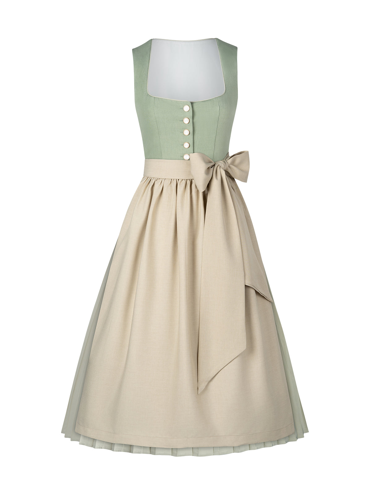 Trachtenkleid Oia mit elegantem Design in Grün