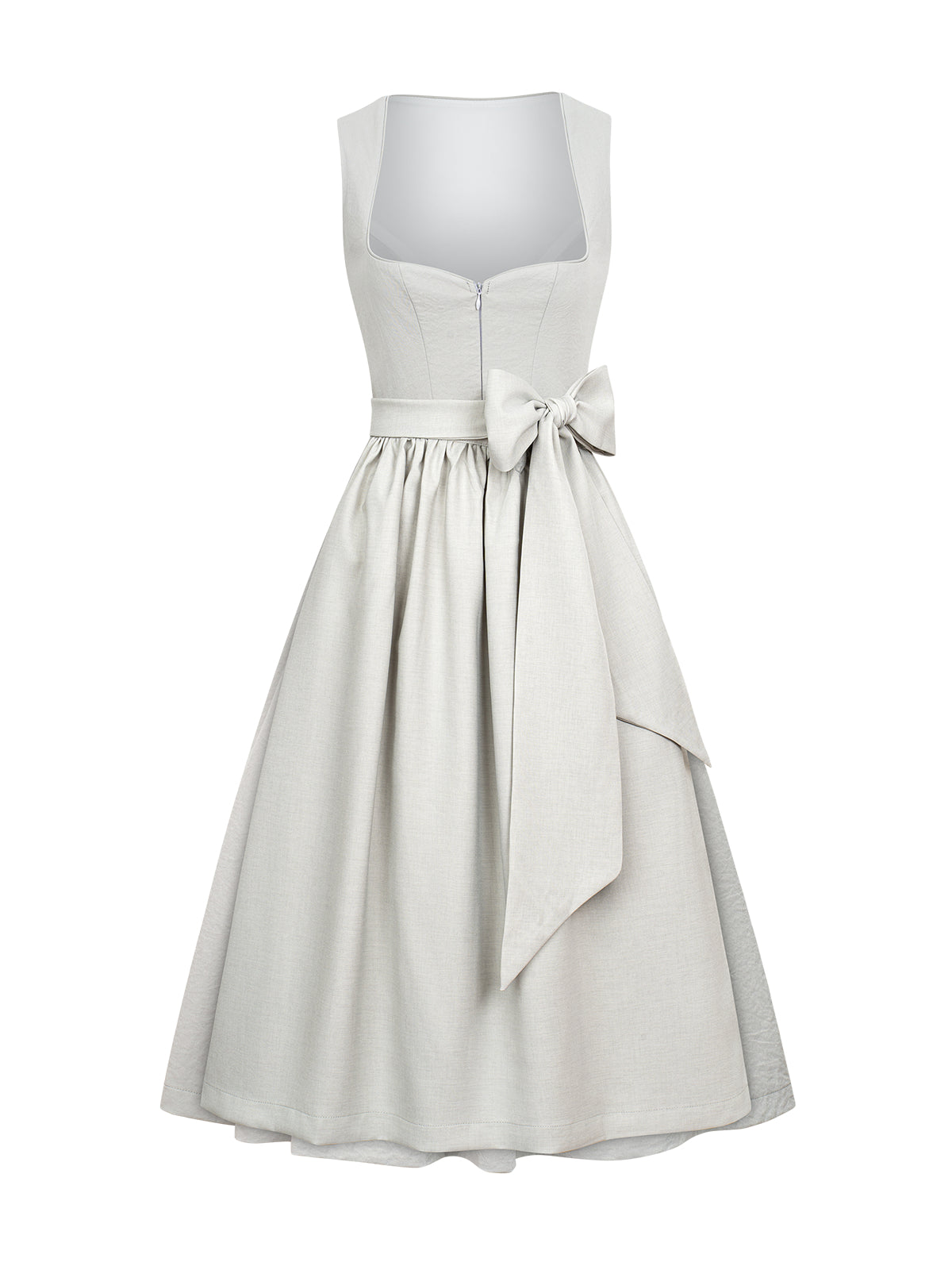 Klassisches Dirndl Kleid Vivia in Grau