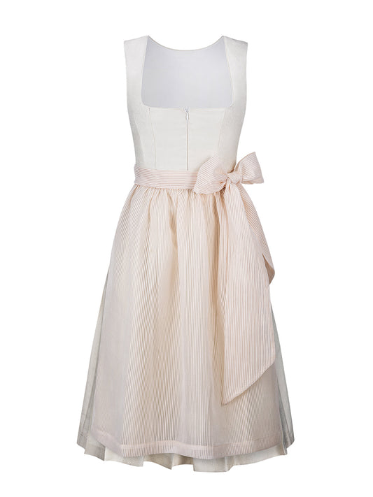 Klassisches Dirndl Kleid Weber In Beige
