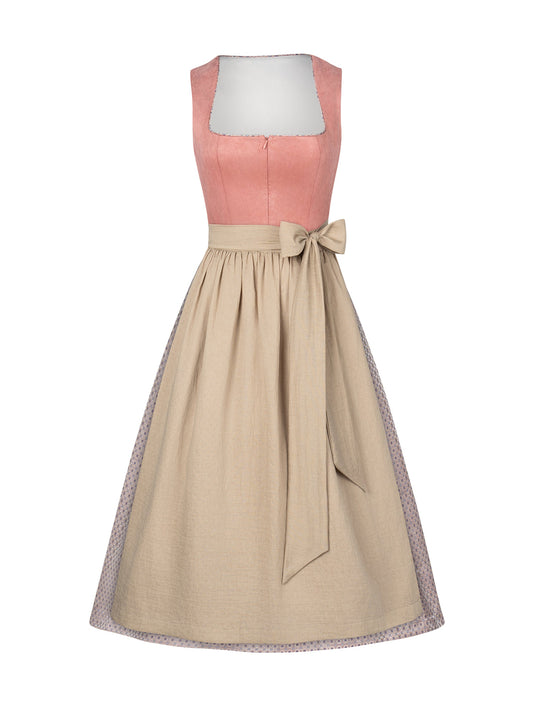 Klassisches Dirndl Kleid Celia in Rosa