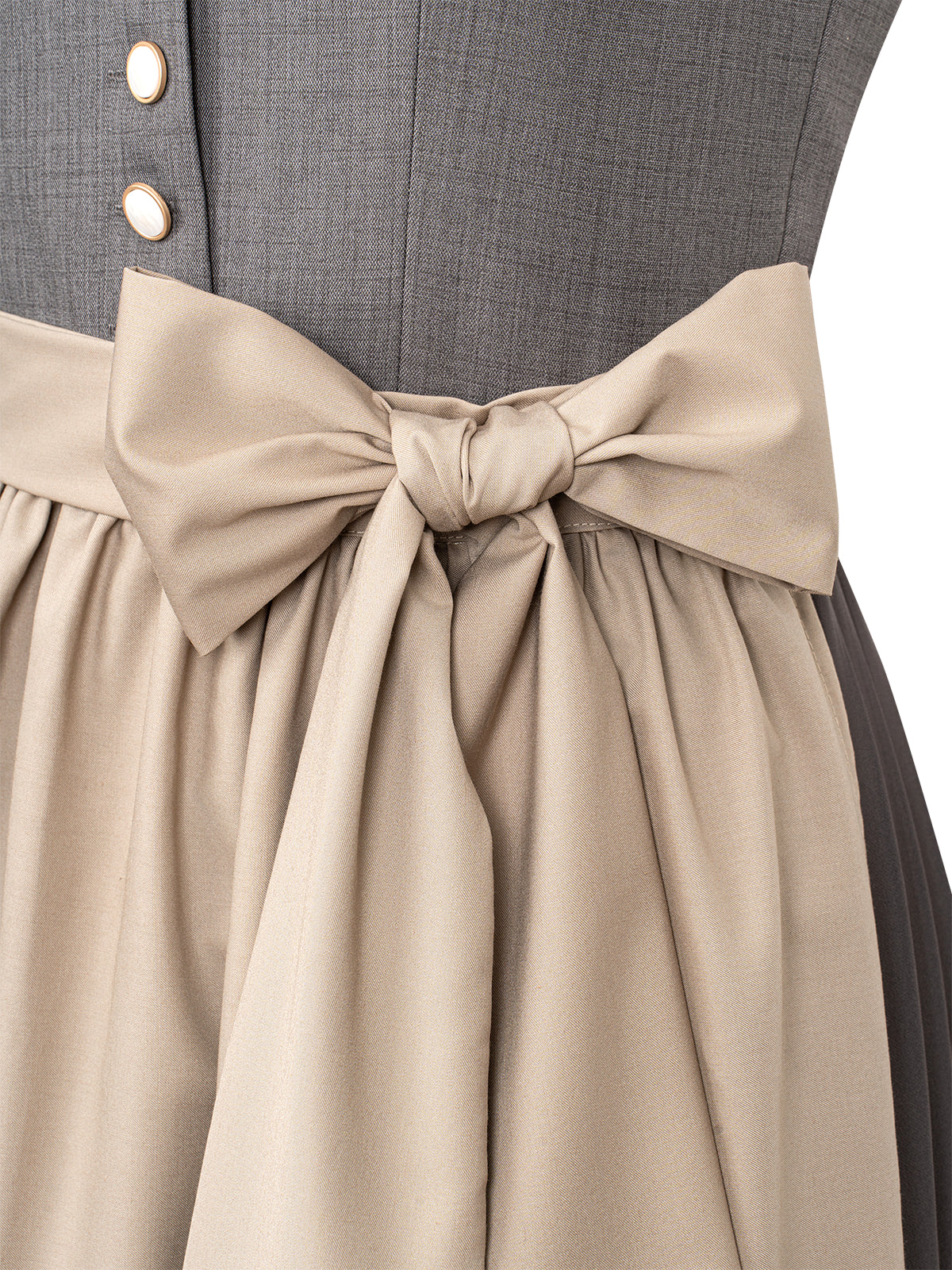 Klassisches Dirndl Kleid Polina in Grau