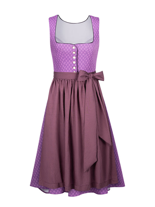 Klassisches Dirndl Kleid Daniela In Lila