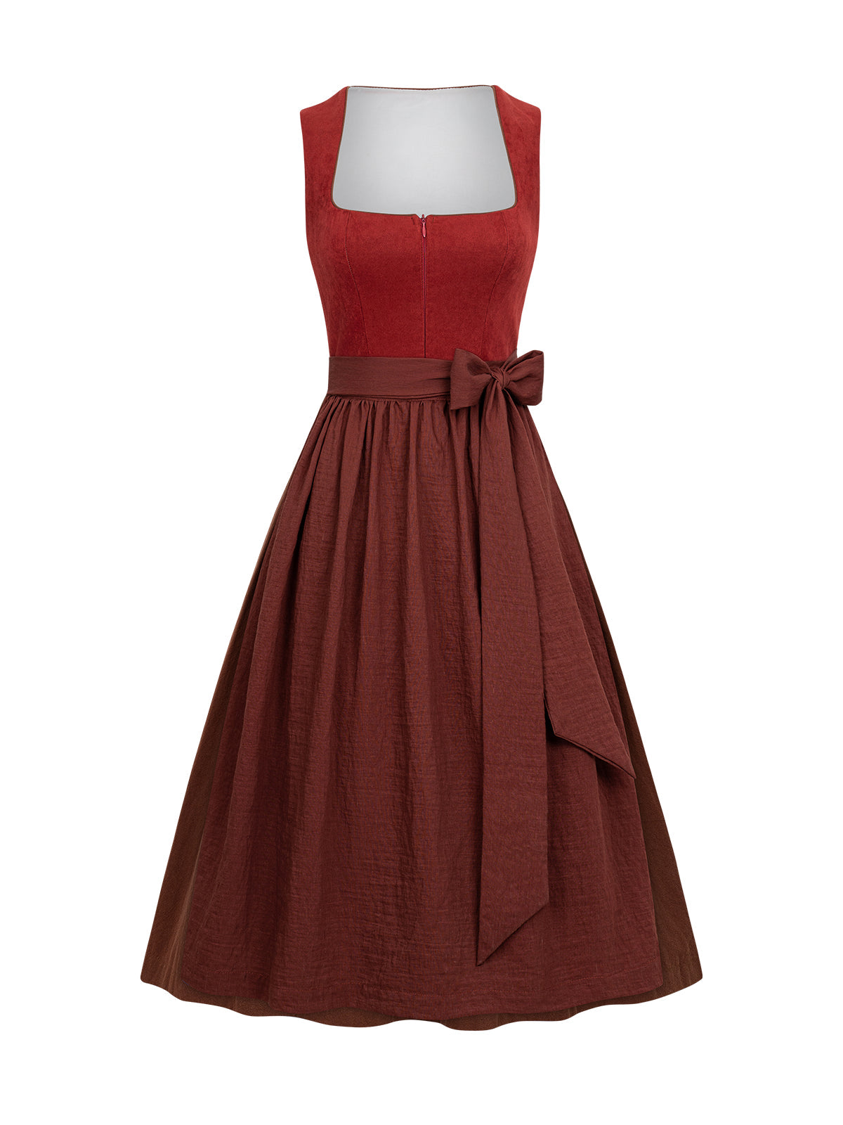 Trachtenkleid Jania mit elegantem Design in Rot