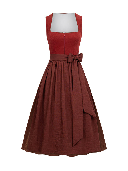 Trachtenkleid Jania mit elegantem Design in Rot
