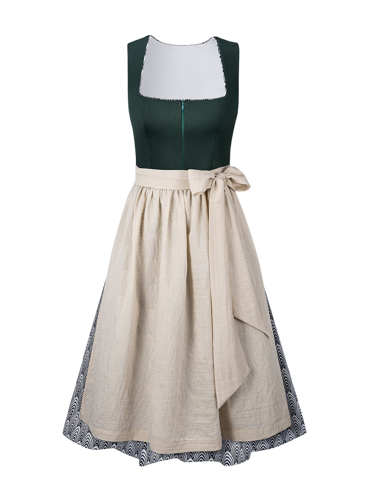 Dirndl Veronika In Grun im traditionellen Trachtenstil in Grün