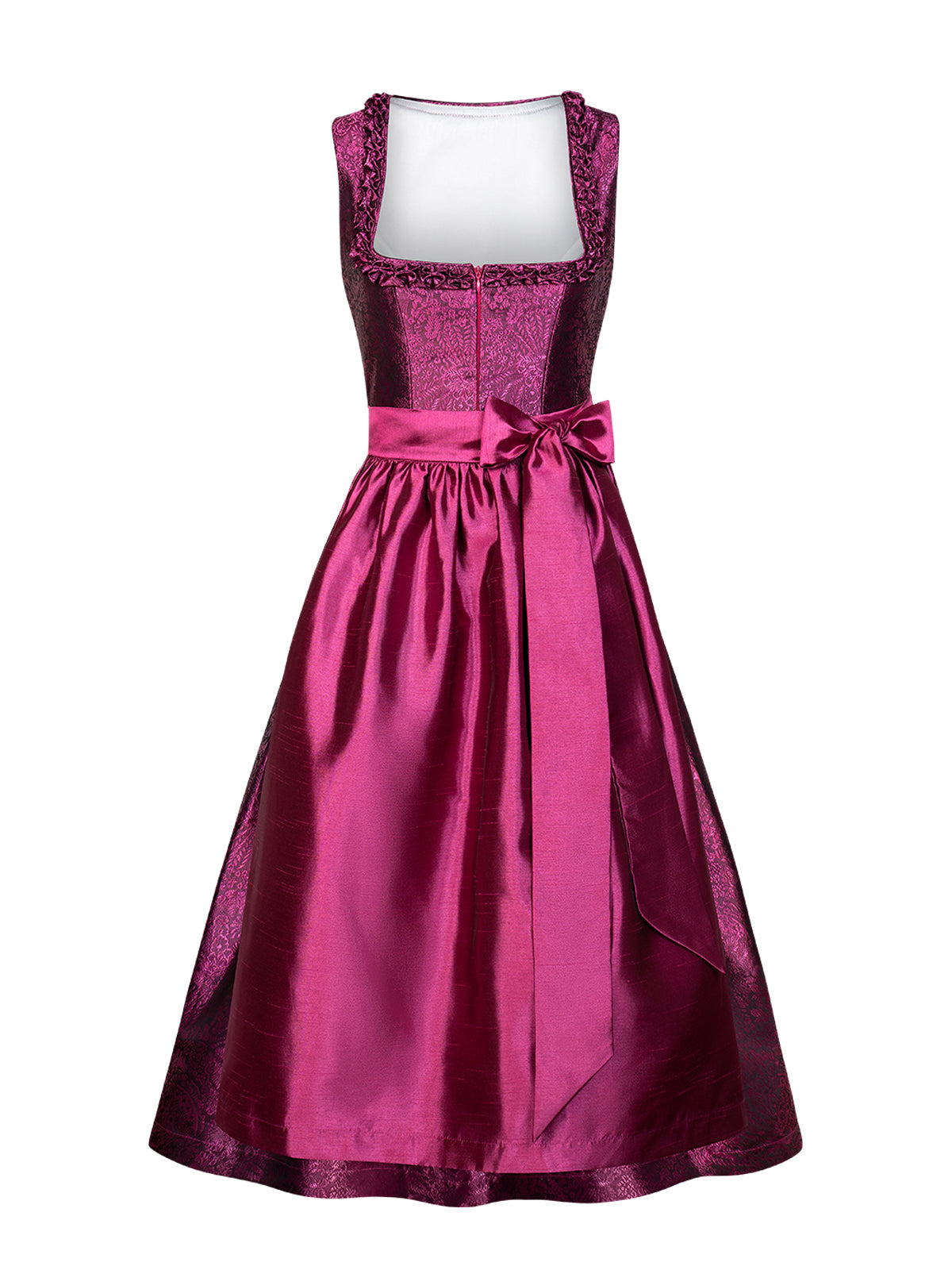 Klassisches Dirndl Kleid Julia In Dusty Rose in Pink