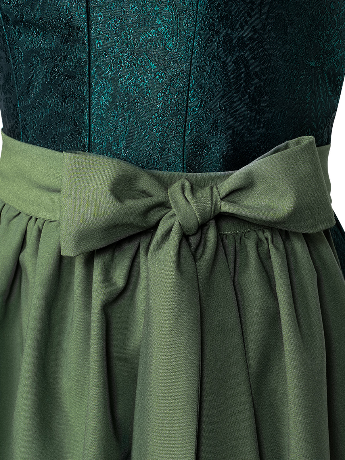 Dirndl Julia In Grun im traditionellen Trachtenstil in Grün