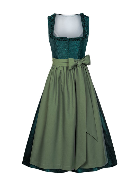 Dirndl Julia In Grun im traditionellen Trachtenstil in Grün