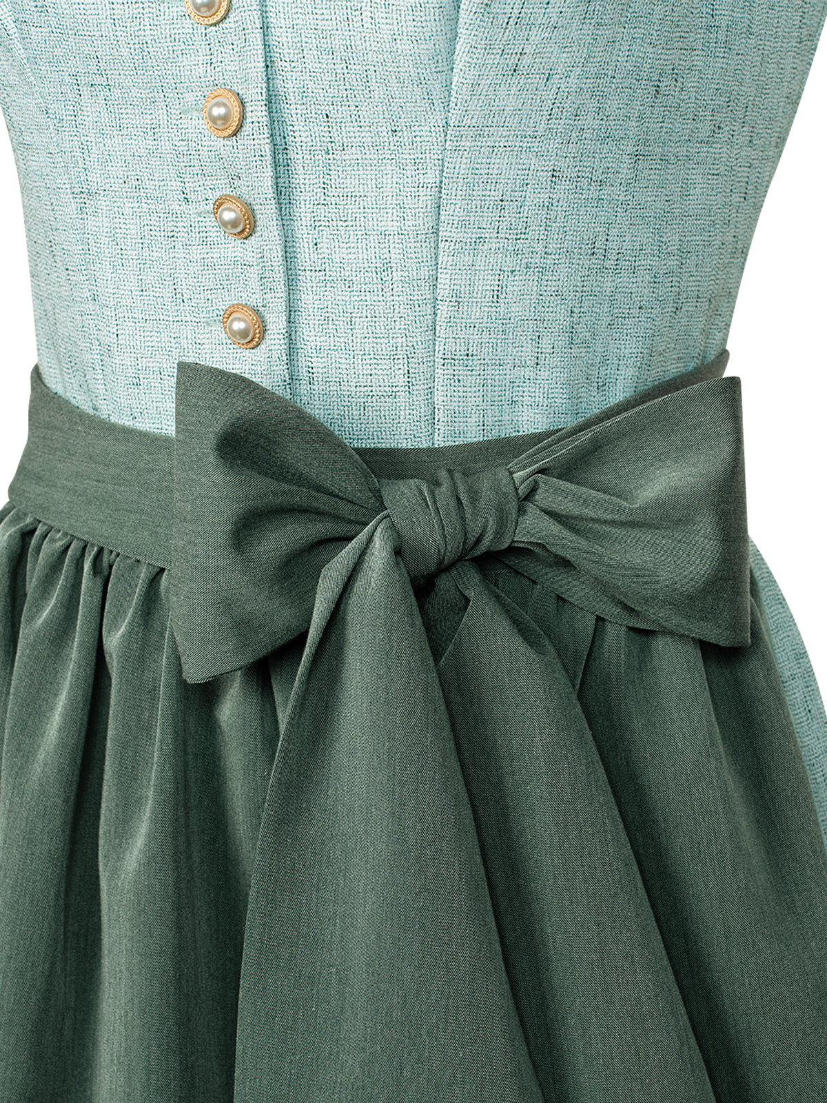 Dirndl Amana In Grun im traditionellen Trachtenstil in Grün