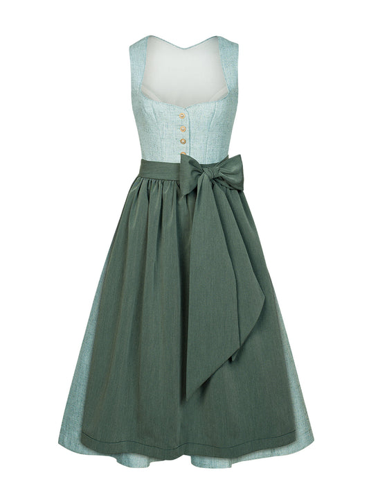 Dirndl Amana In Grun im traditionellen Trachtenstil in Grün