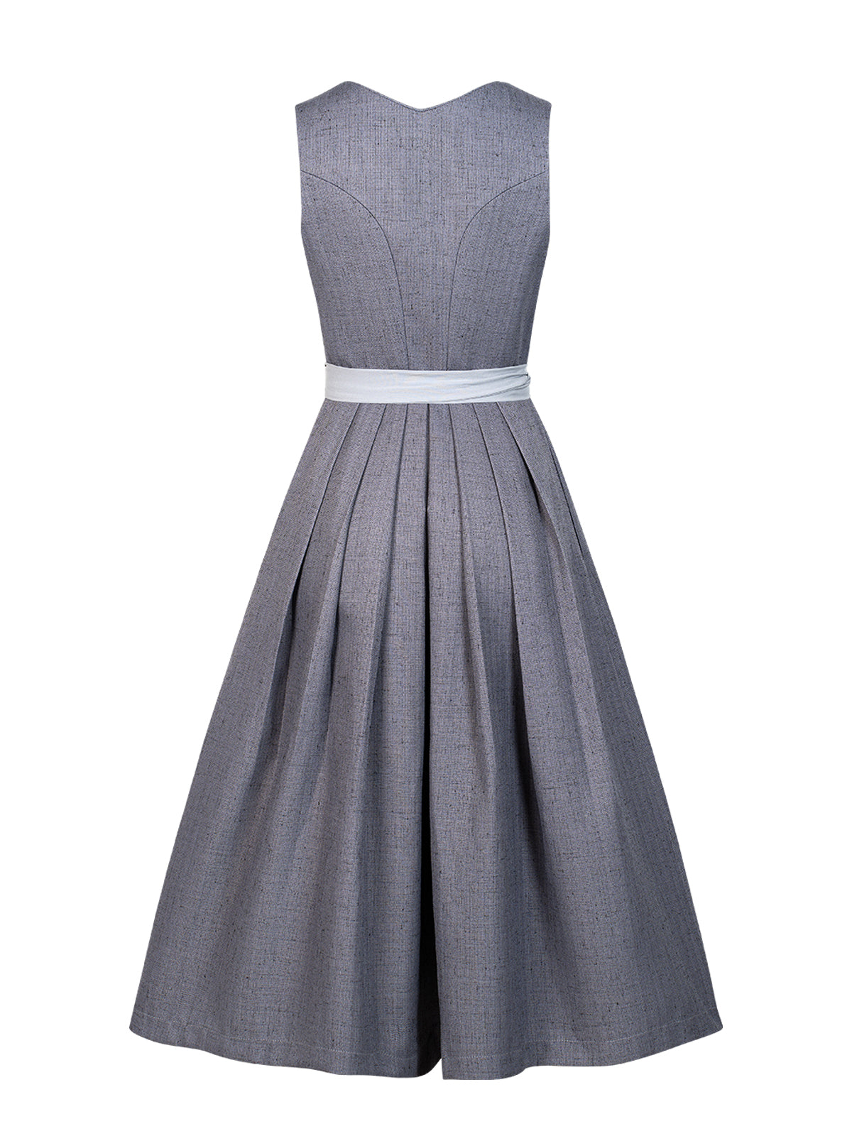 Klassisches Dirndl Kleid Amana In Grau