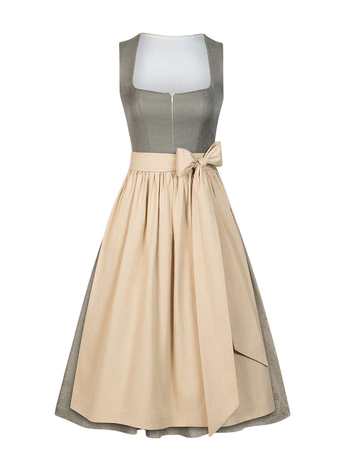 Damen Dirndl Vanessa In Grau für Oktoberfest