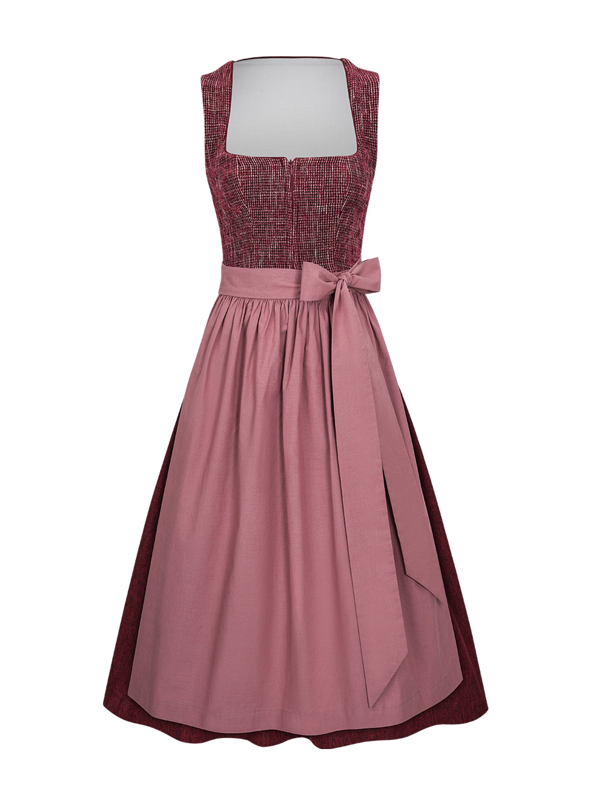 Trachtenkleid Caroline In Rot mit elegantem Design