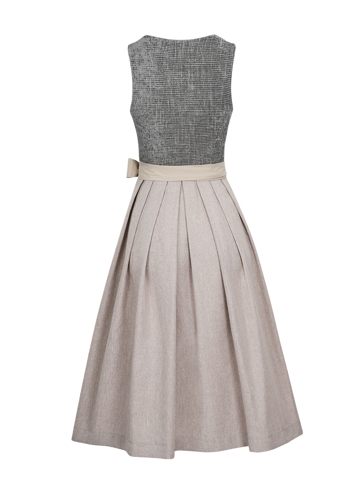 Klassisches Dirndl Kleid Caroline In Pepita Green in Grün