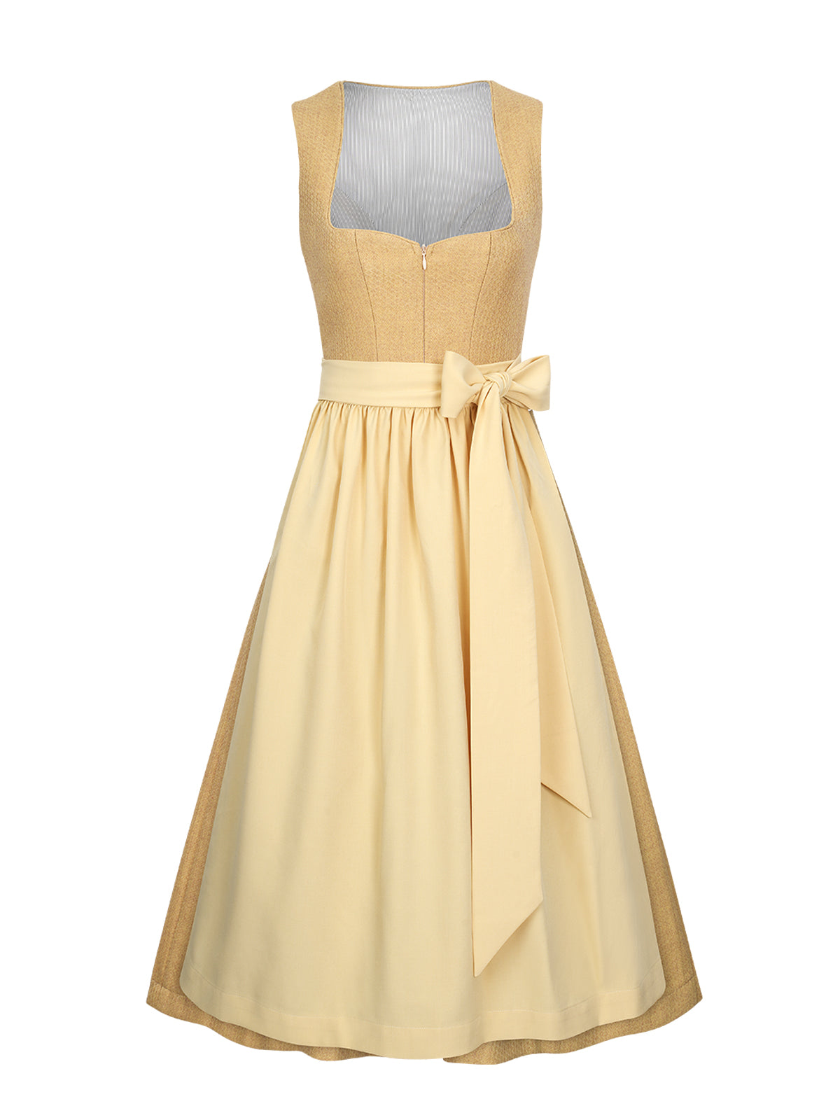 Dirndl Camille In Yellow im traditionellen Trachtenstil
