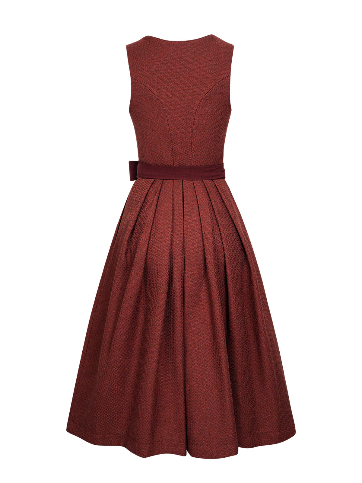 Trachtenkleid Camille In Wine mit elegantem Design in Rot