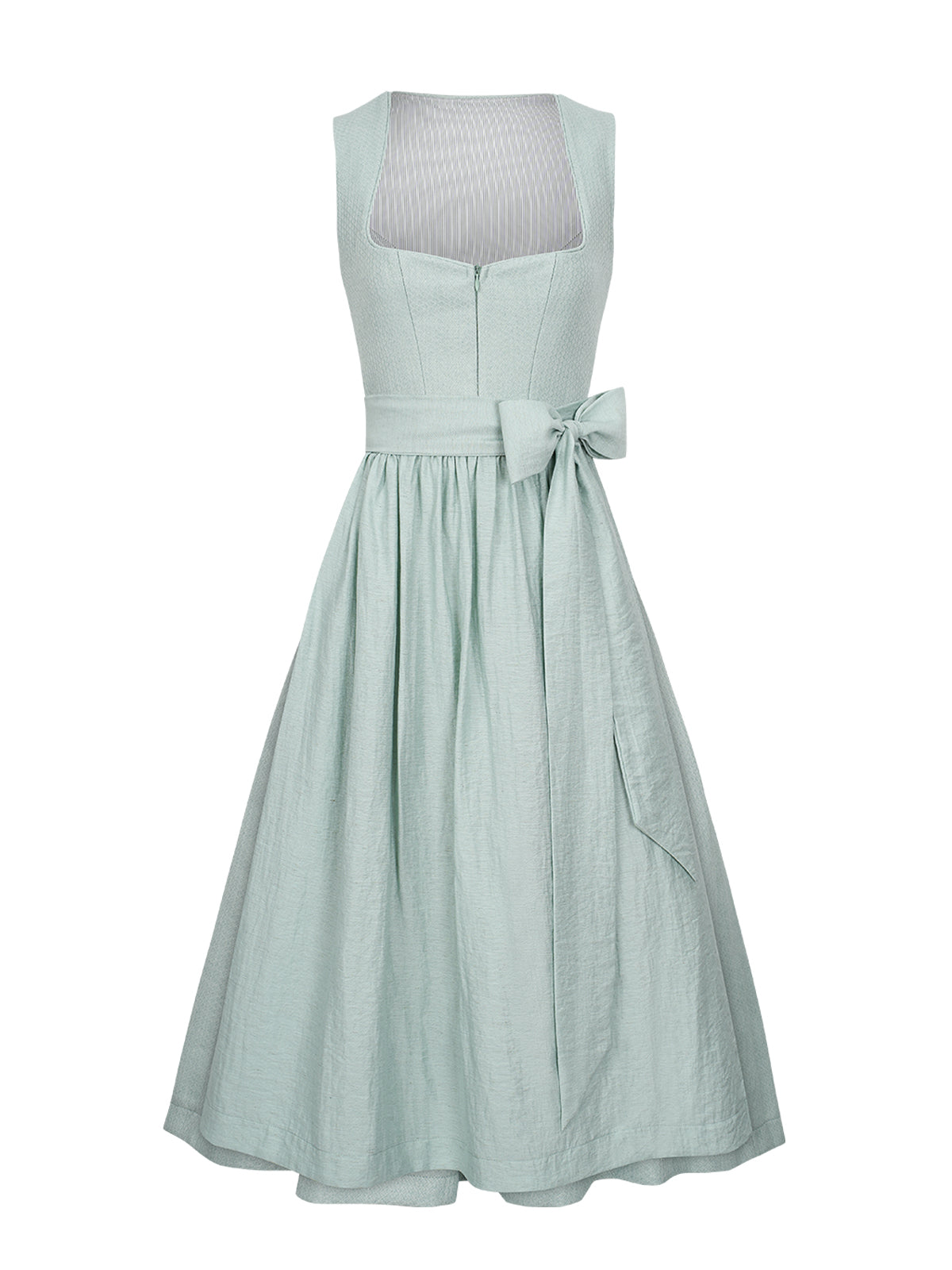 Klassisches Dirndl Kleid Camille In Minzgrun in Grün