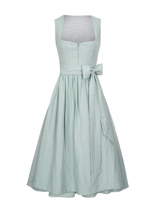 Klassisches Dirndl Kleid Camille In Minzgrun in Grün