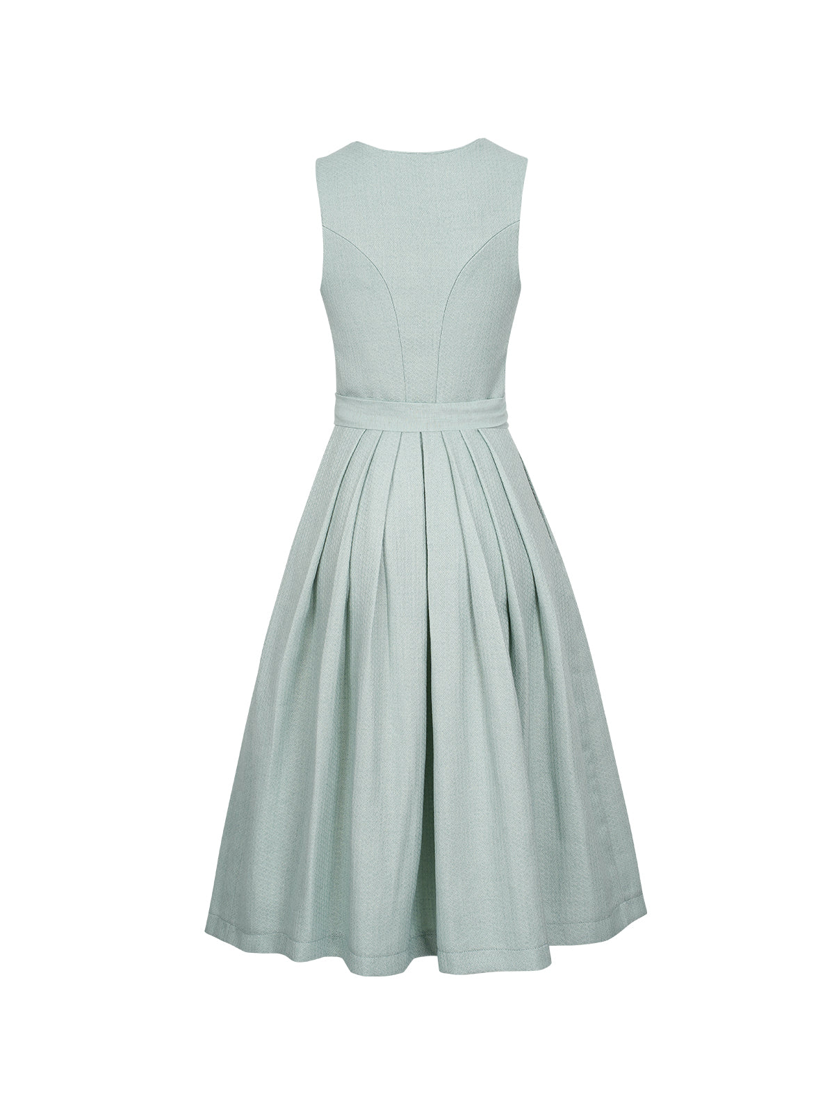 Klassisches Dirndl Kleid Camille In Minzgrun in Grün