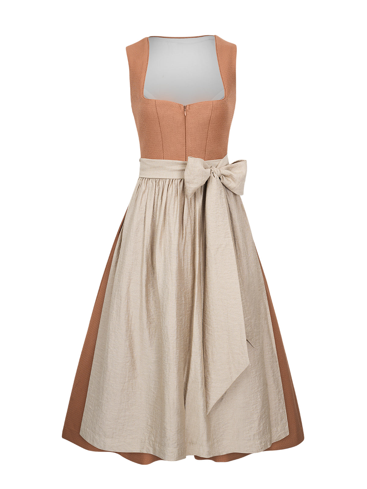 Damen Dirndl Camille In Dusty Orange für Oktoberfest