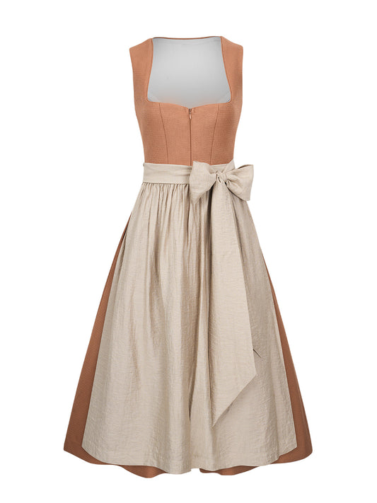Damen Dirndl Camille In Dusty Orange für Oktoberfest