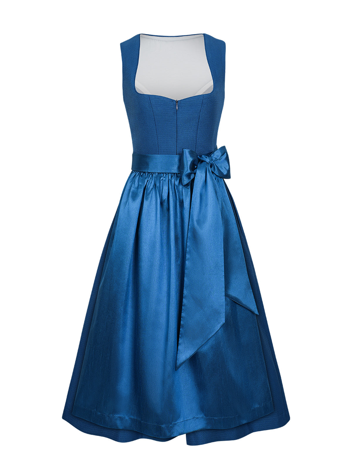 Dirndl Camille In Royalblaues im traditionellen Trachtenstil