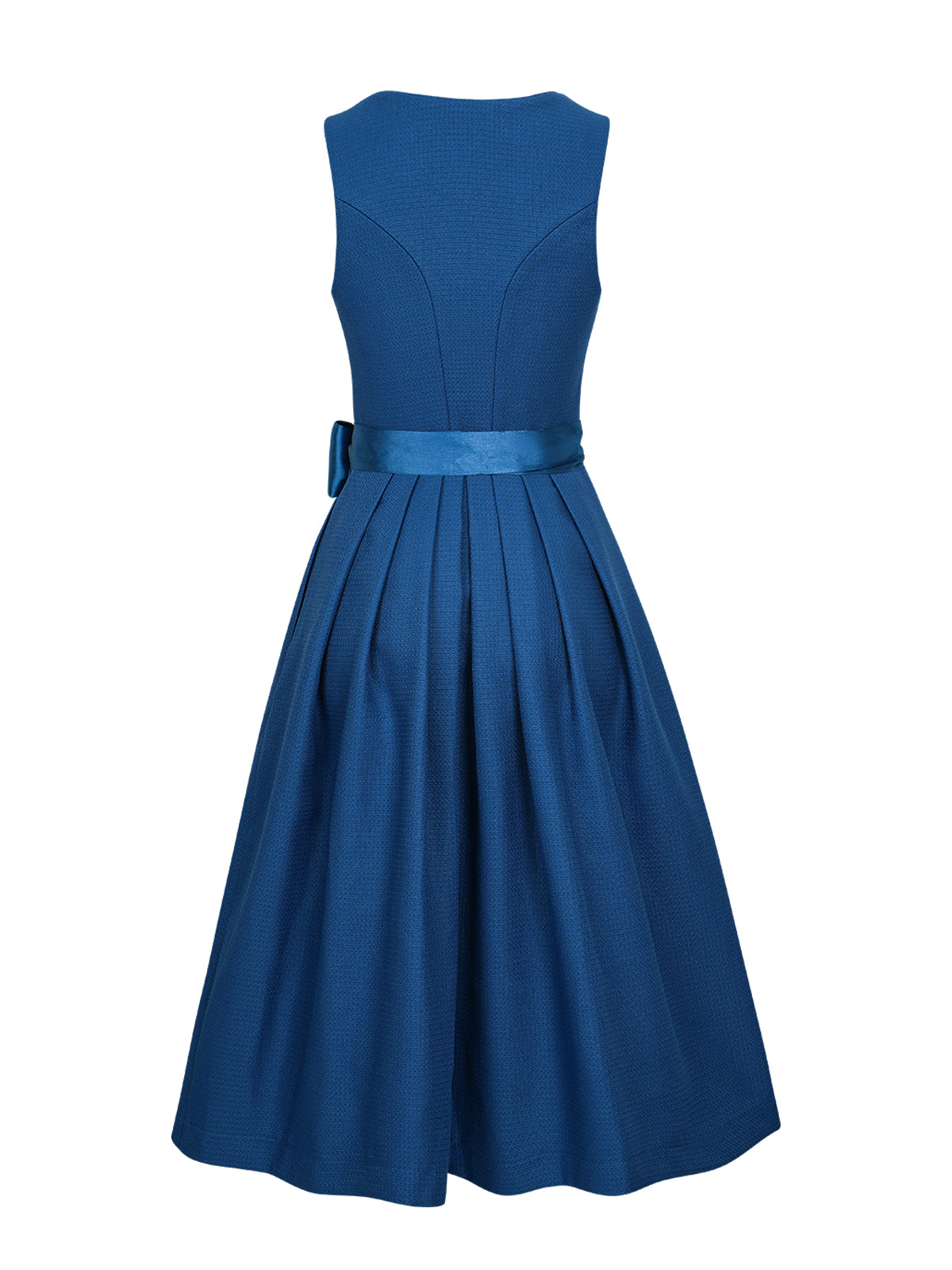 Dirndl Camille In Royalblaues im traditionellen Trachtenstil