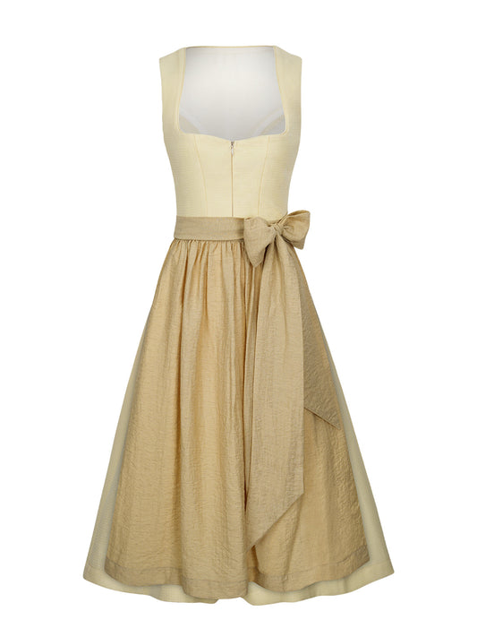 Festliches Dirndl Camille In Lime Yellow für die Wiesn