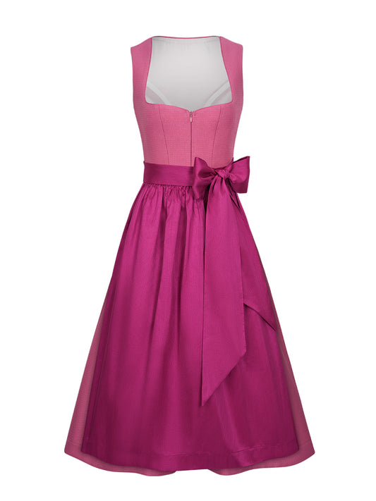 Trachtenkleid Camille In Beerenfarbenes mit elegantem Design in Pink
