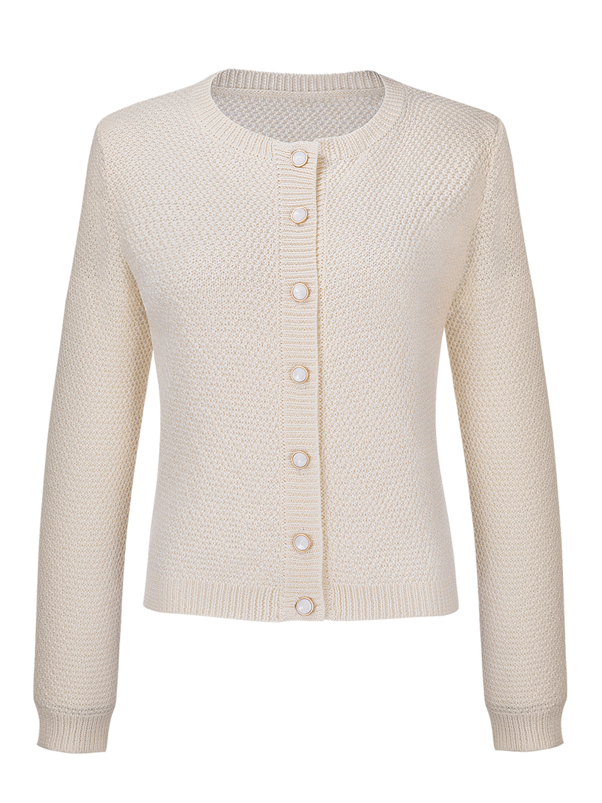 Premium Trachtenjacke Strickjacke Amalia In Weiss für die Wiesn in Weiß