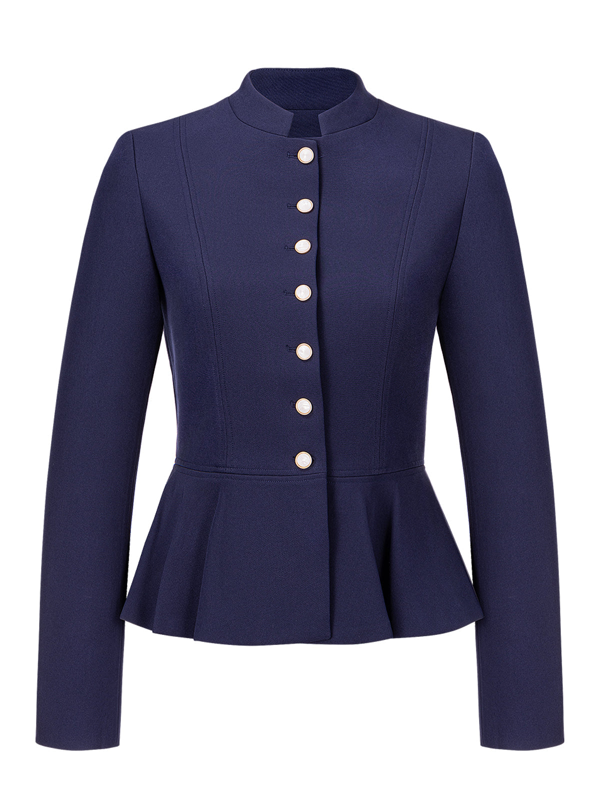 Trachtenjacke Damenjacke Candela Blau im klassischen Alpenstil