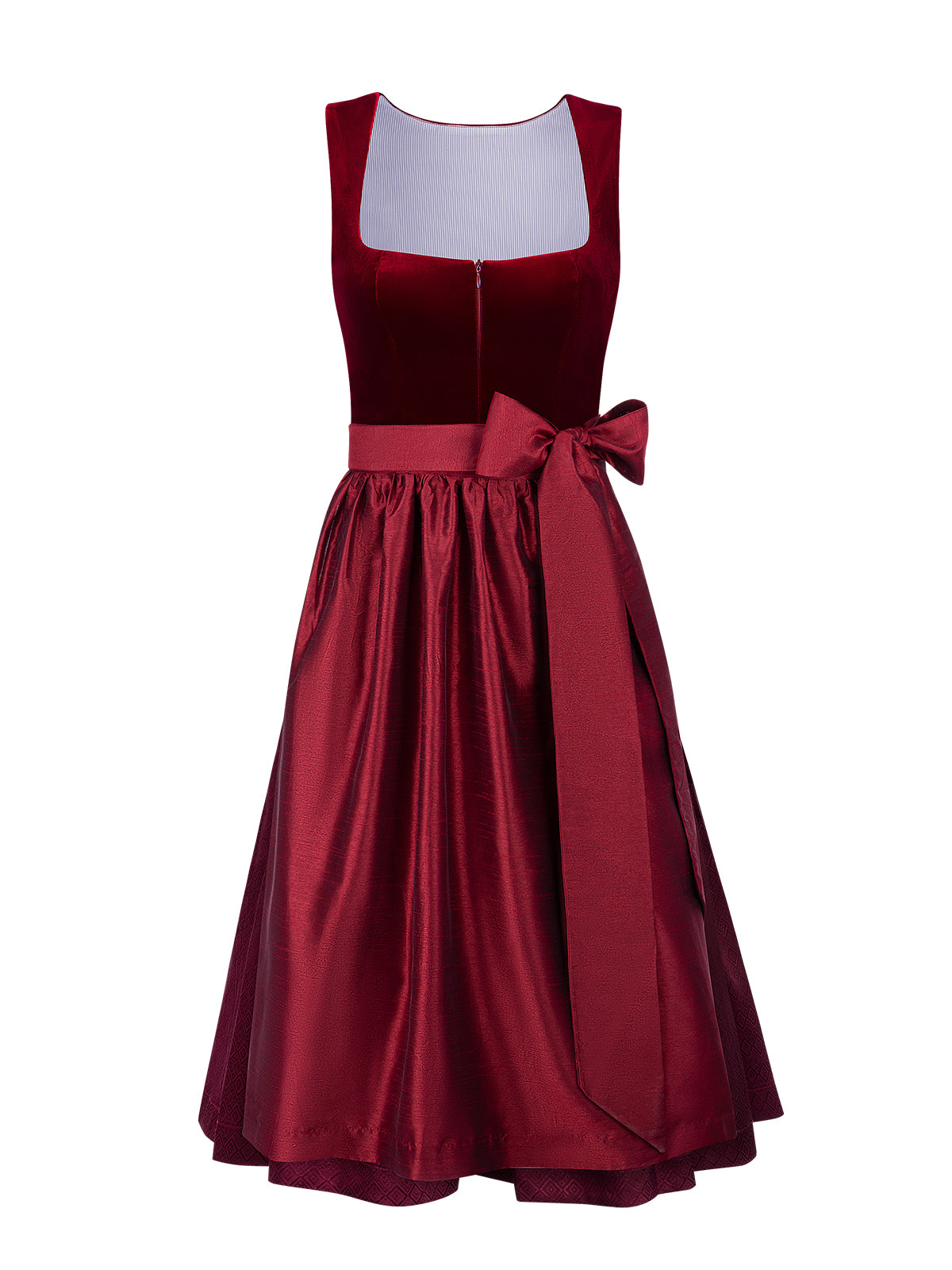 Klassisches Dirndl Kleid Klaudia in Rot