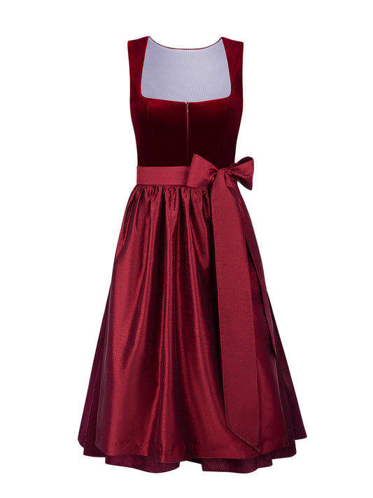Klassisches Dirndl Kleid Klaudia in Rot