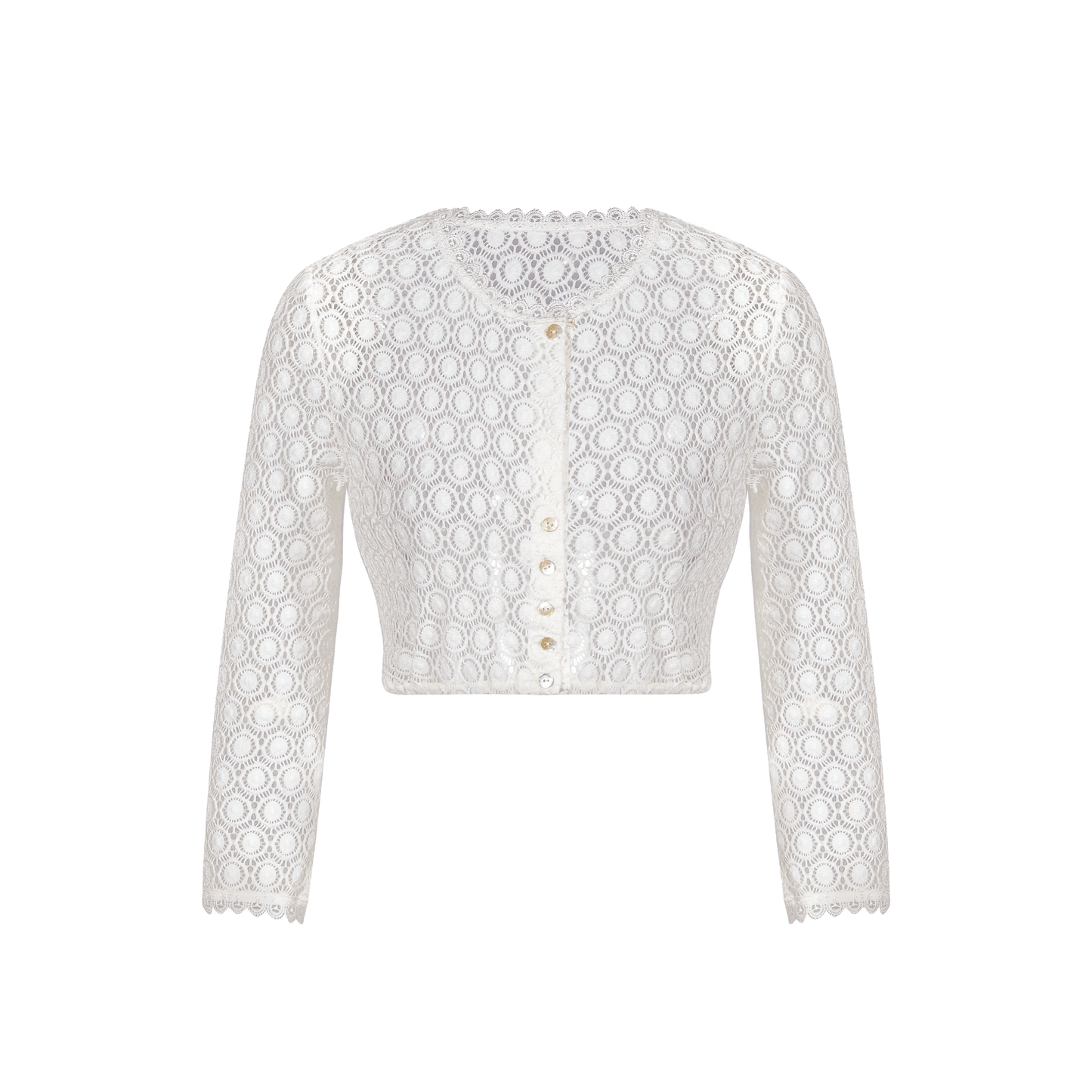 Dirndlbluse Bluse Lara mit elegantem Trachten Design