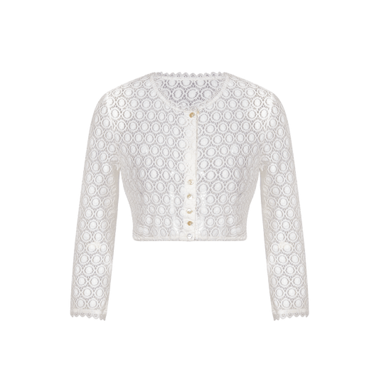 Dirndlbluse Bluse Lara mit elegantem Trachten Design