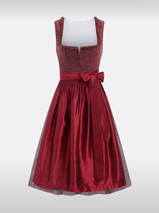 Klassisches Dirndl Kleid Morina in Rot